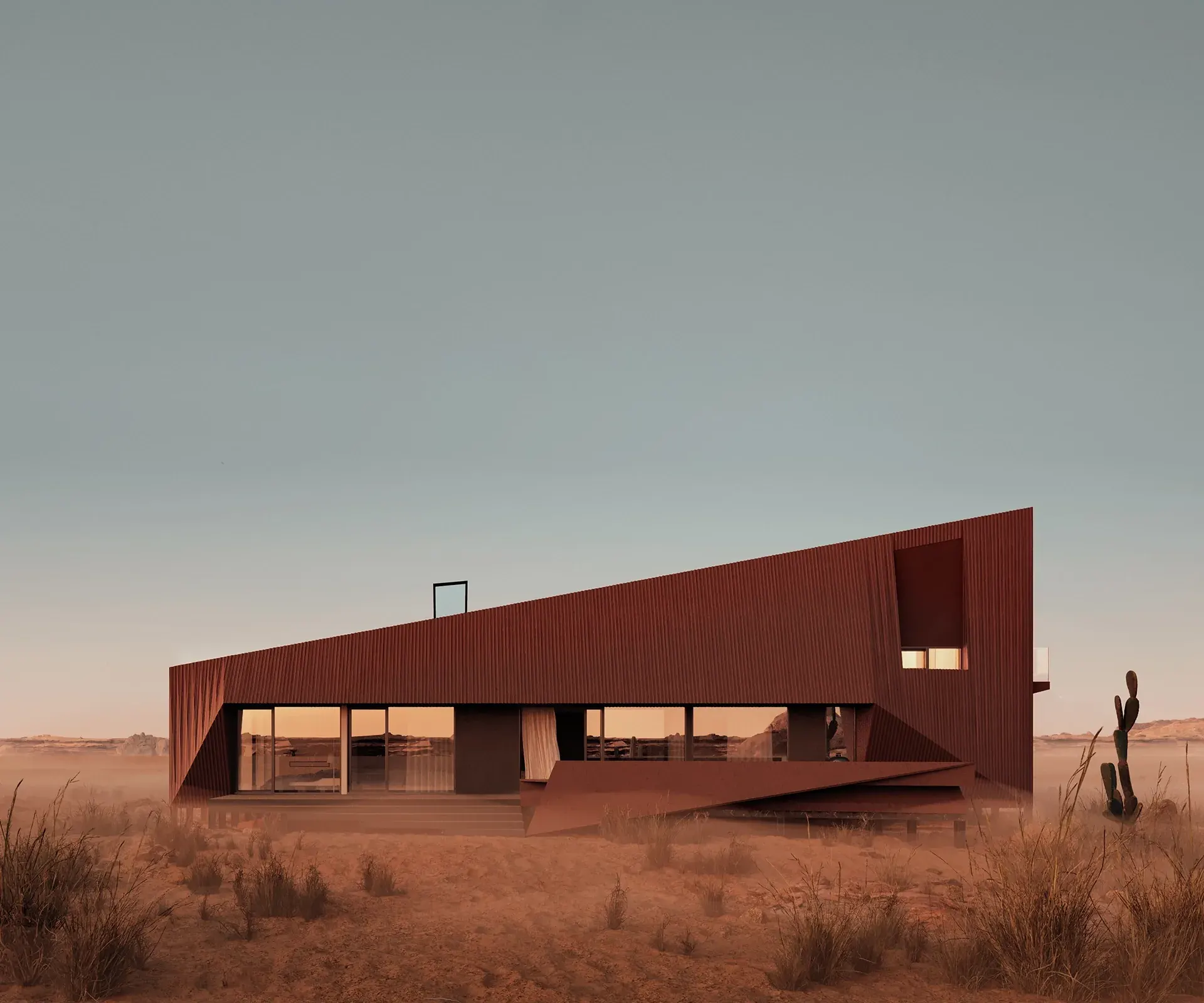 The Two Skins House / DESERT