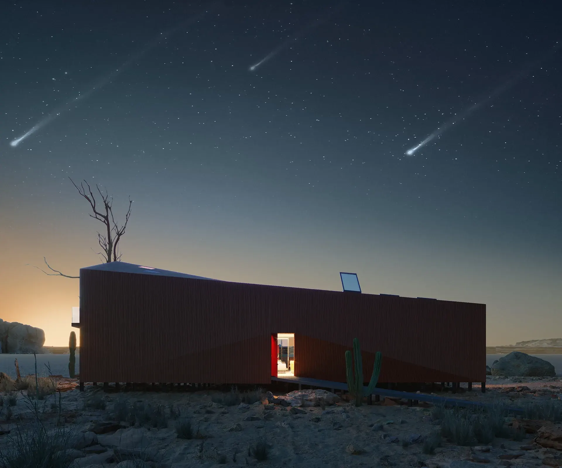 The Two Skins House / DESERT