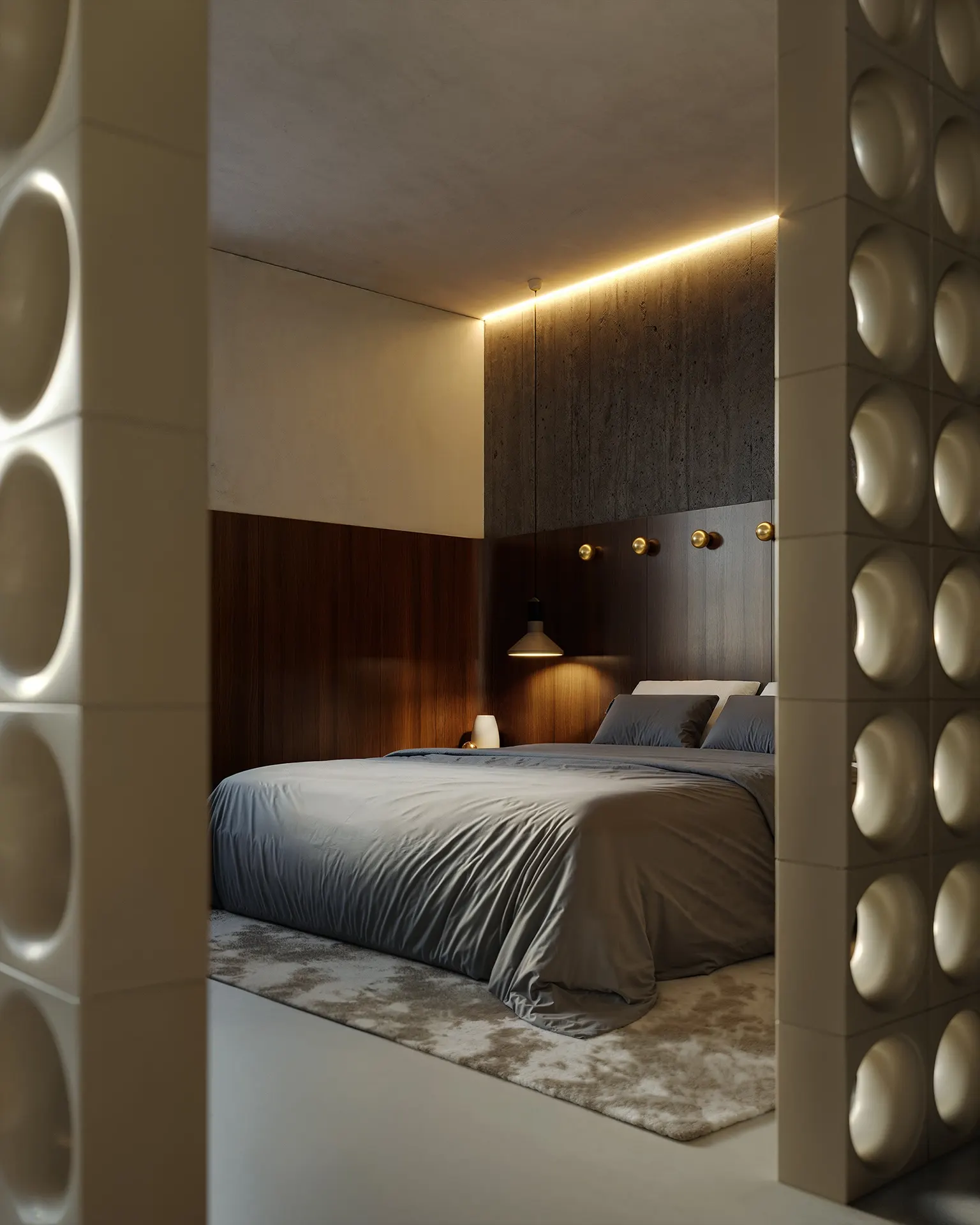 Contemporary Interior — Material & Light Study