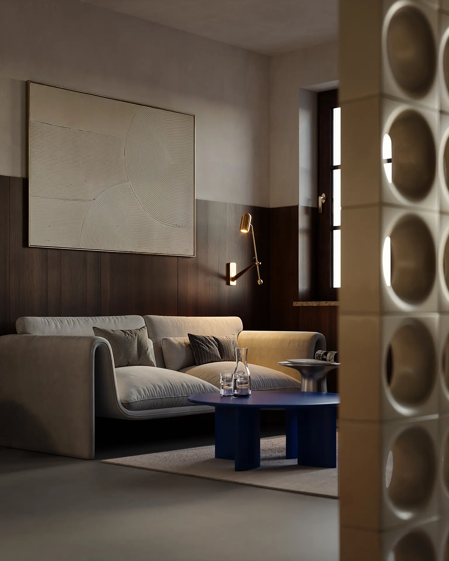 Contemporary Interior — Material & Light Study