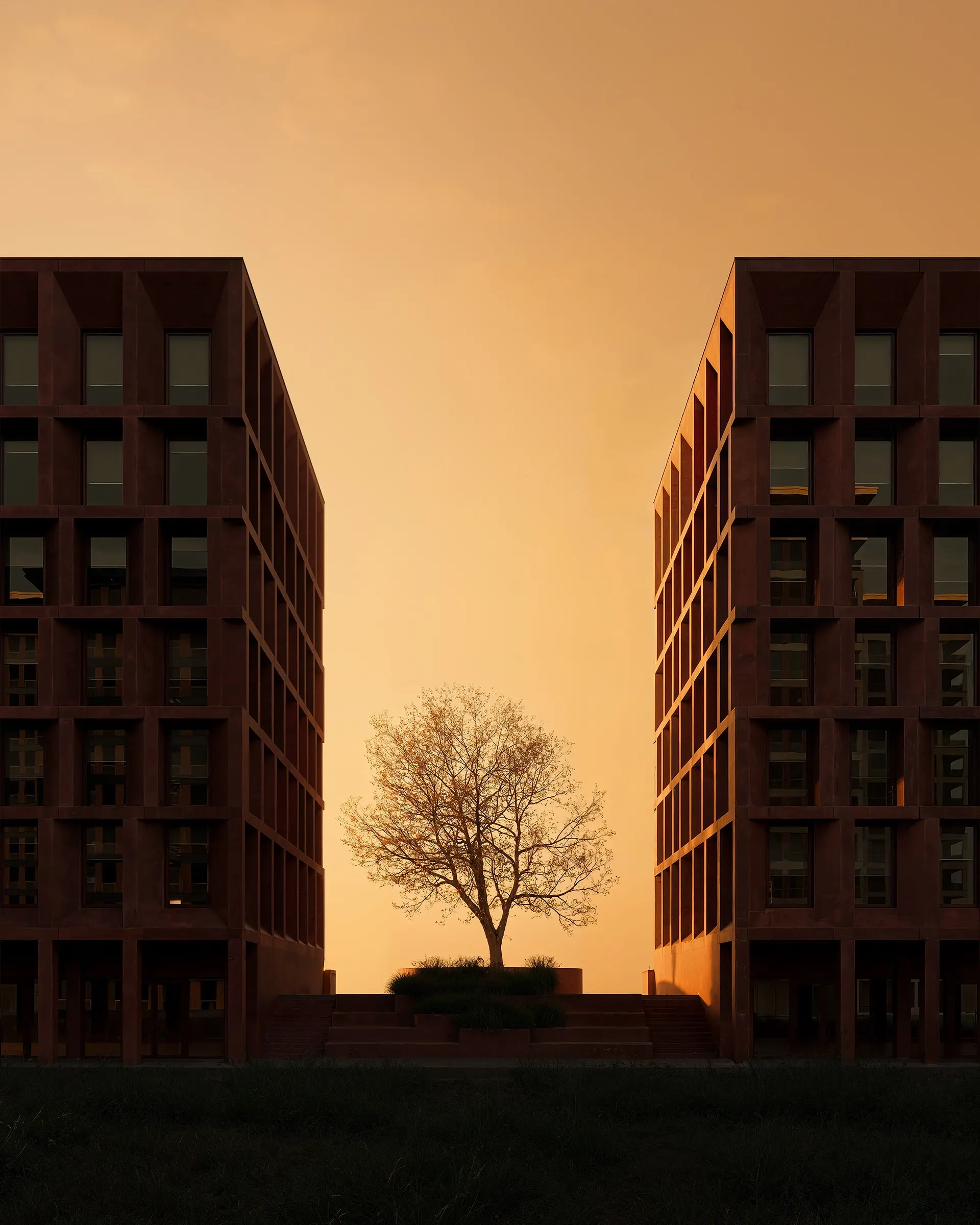 Red Concrete — Light Studies