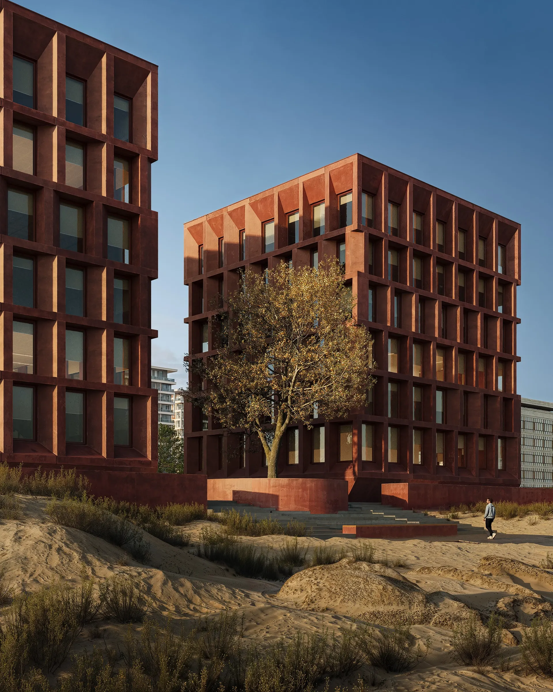 Red Concrete — Light Studies